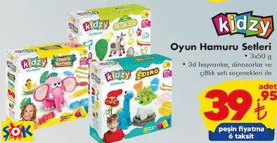 KİDZY OYUN HAMURU SETLERİ